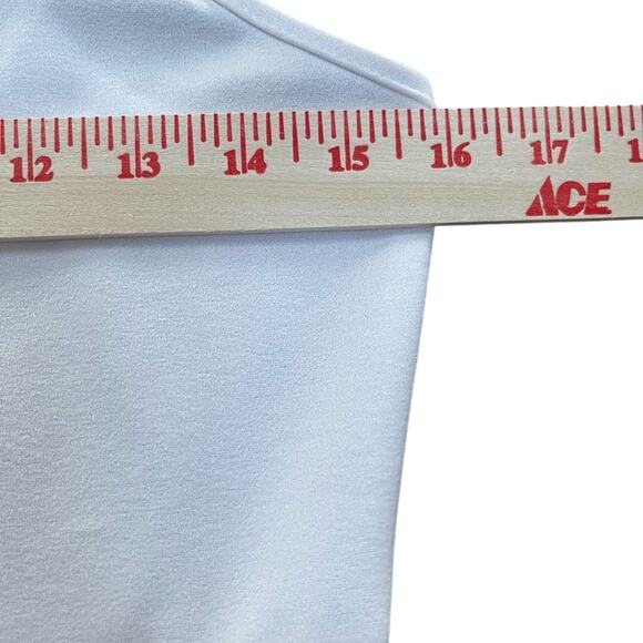 Bebe Y2K Mesh Bodycon Halter Mini Dress‎ – White (Small) NEW - Picture 10 of 12